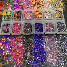 Load image into Gallery viewer, TCT-576 Halloween Nail Glitter Nail Art Decoration Маникюр Nail Design Makeup 매니큐어 Tumbler Crafts Manicure Festival Accessories
