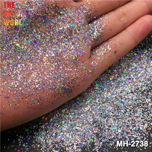 Load image into Gallery viewer, Mix Colors Laser Nails And Hair Glitter 
