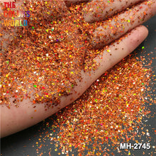 Load image into Gallery viewer, Mix Colors Laser Nails And Hair Glitter 
