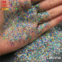 Load image into Gallery viewer, Mix Colors Laser Nails And Hair Glitter 
