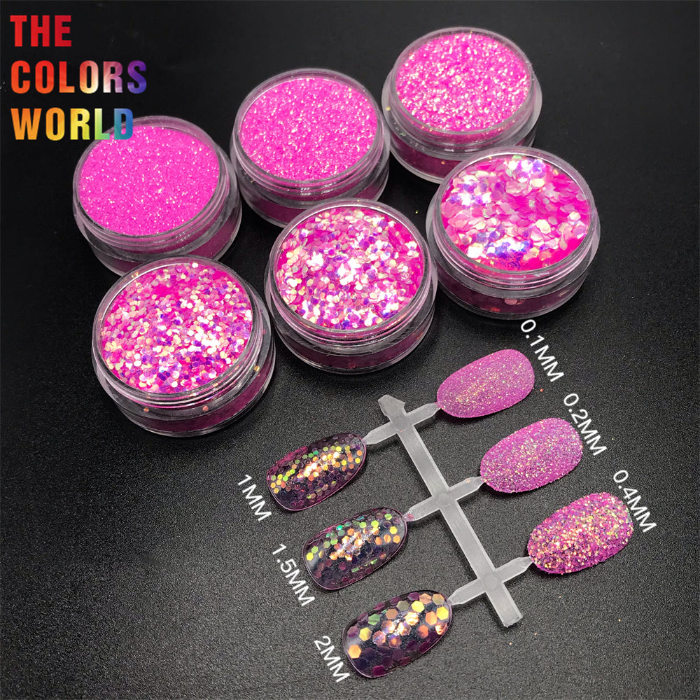 TCT-014 American Fantasy Iridescent Rainbow Color 0.2MM Size Nail